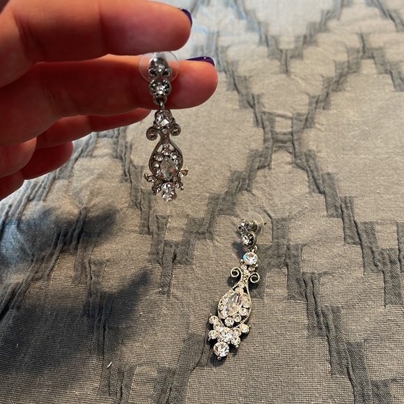 Jewel dangle earrings - Picture 2 of 3